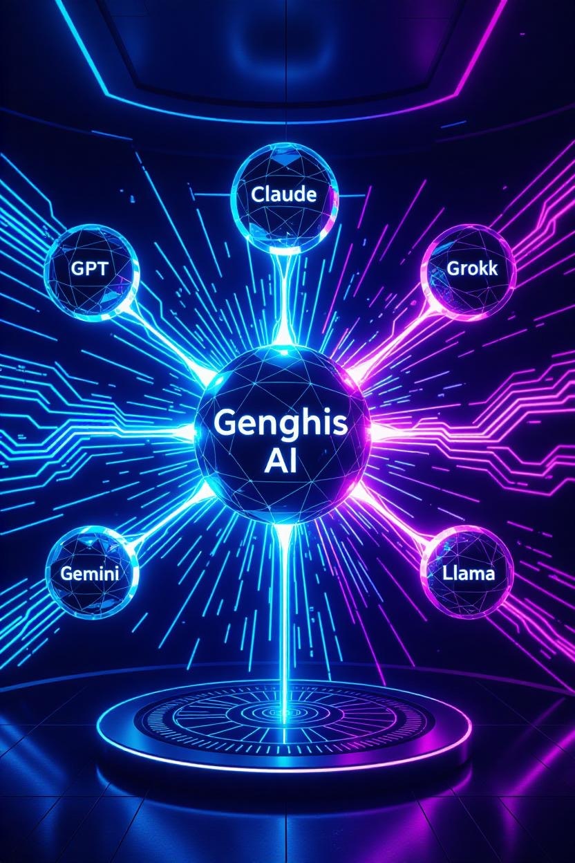 GenghisAI – 5 AIs, 1 Smarter Answer icon